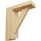 Ekena Millwork 2 1/2"W x 6 1/4"D x 7 1/2"H Traditional Shelf Bracket, Alder BKT02X06X07TRAL - alternate 1
